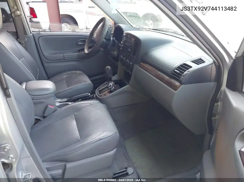 2004 Suzuki Xl7 Ex/Lx VIN: JS3TX92V744113482 Lot: 41900863