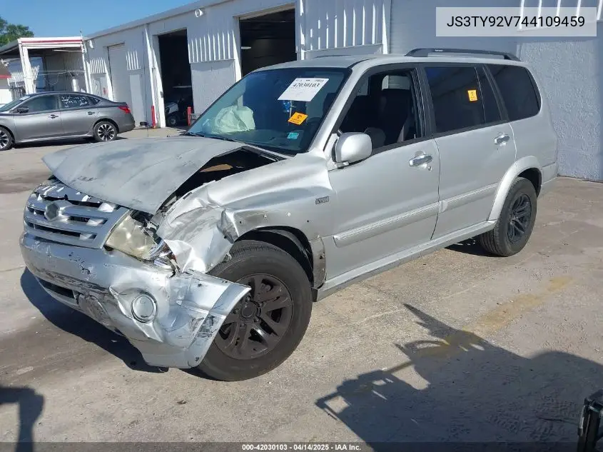 2004 Suzuki Xl-7 Ex/Lx VIN: JS3TY92V744109459 Lot: 42030103