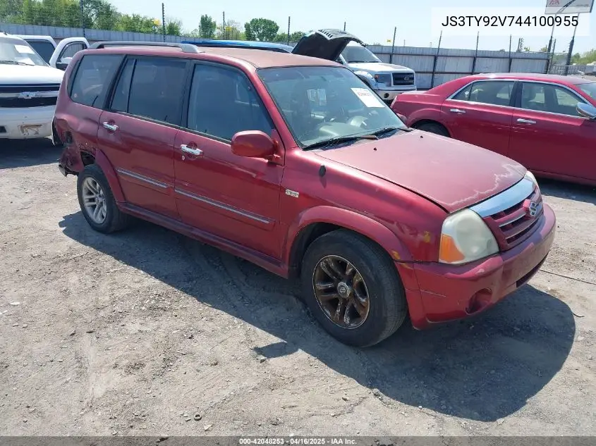 2004 Suzuki Xl-7 Ex/Lx VIN: JS3TY92V744100955 Lot: 42048253