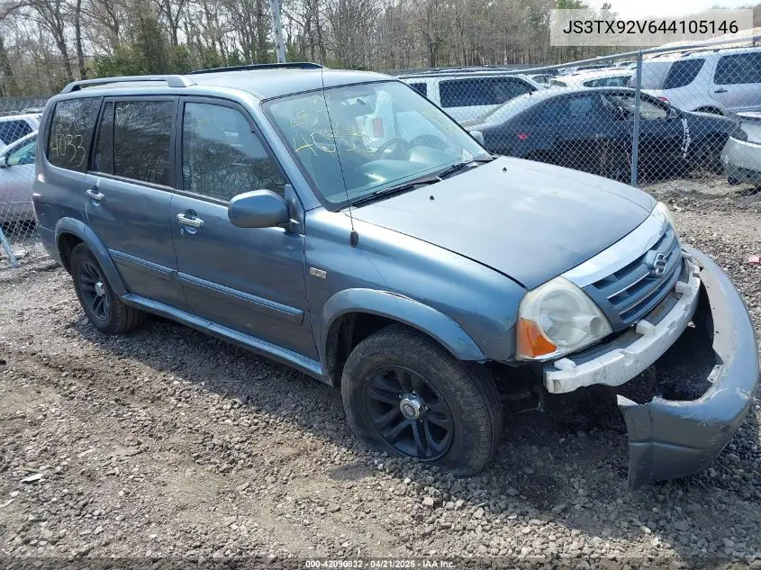 2004 Suzuki Xl-7 Ex/Lx VIN: JS3TX92V644105146 Lot: 42090832