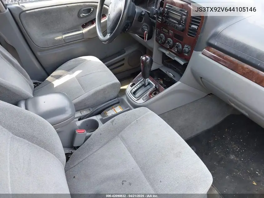 2004 Suzuki Xl-7 Ex/Lx VIN: JS3TX92V644105146 Lot: 42090832