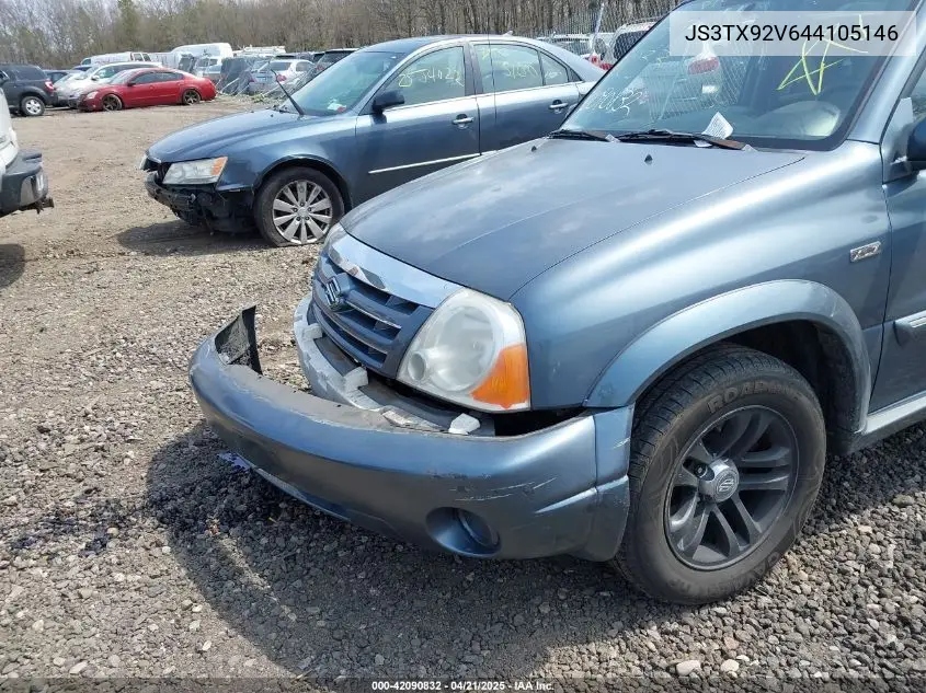 2004 Suzuki Xl-7 Ex/Lx VIN: JS3TX92V644105146 Lot: 42090832