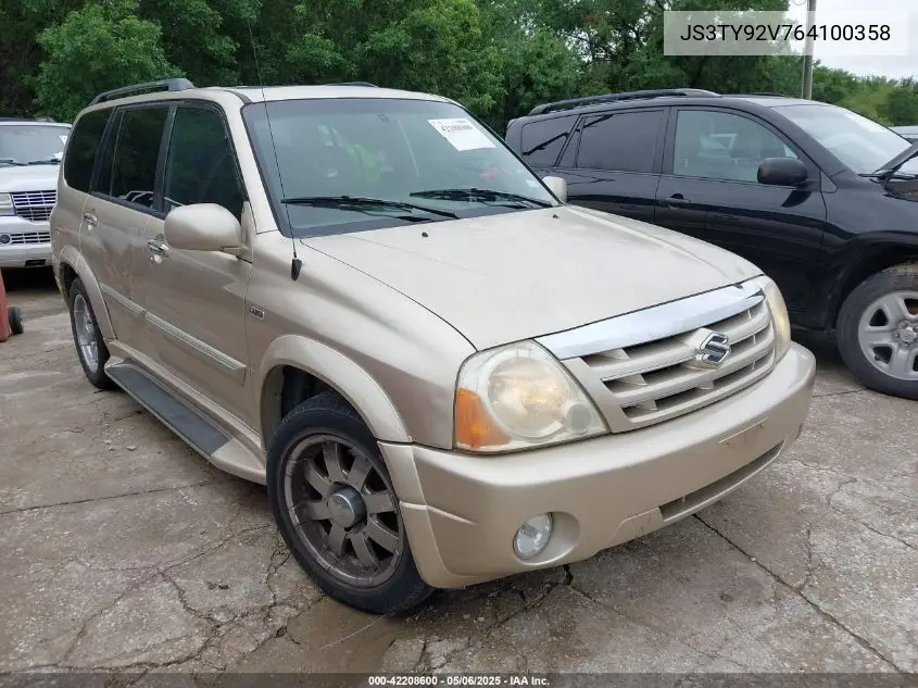 2006 Suzuki Xl-7 Premium VIN: JS3TY92V764100358 Lot: 42208600