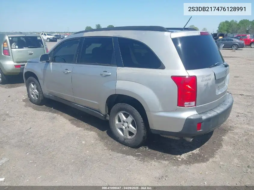 2007 Suzuki Xl7 VIN: 2S3DB217476128991 Lot: 41890347