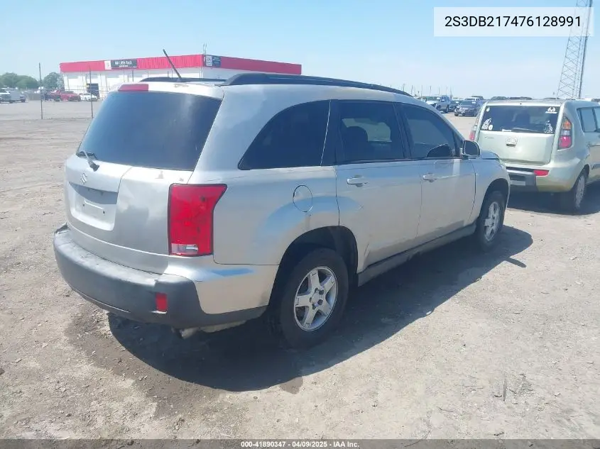 2007 Suzuki Xl7 VIN: 2S3DB217476128991 Lot: 41890347