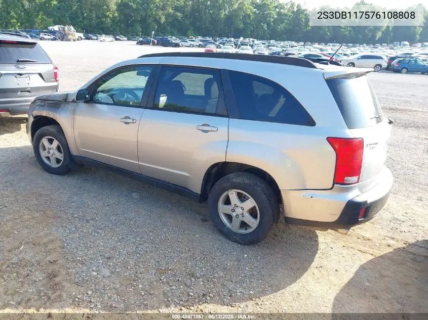 2007 Suzuki Xl7 VIN: 2S3DB117576108808 Lot: 42471567
