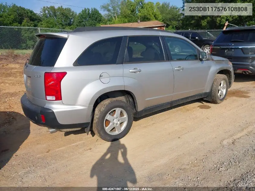 2007 Suzuki Xl7 VIN: 2S3DB117576108808 Lot: 42471567