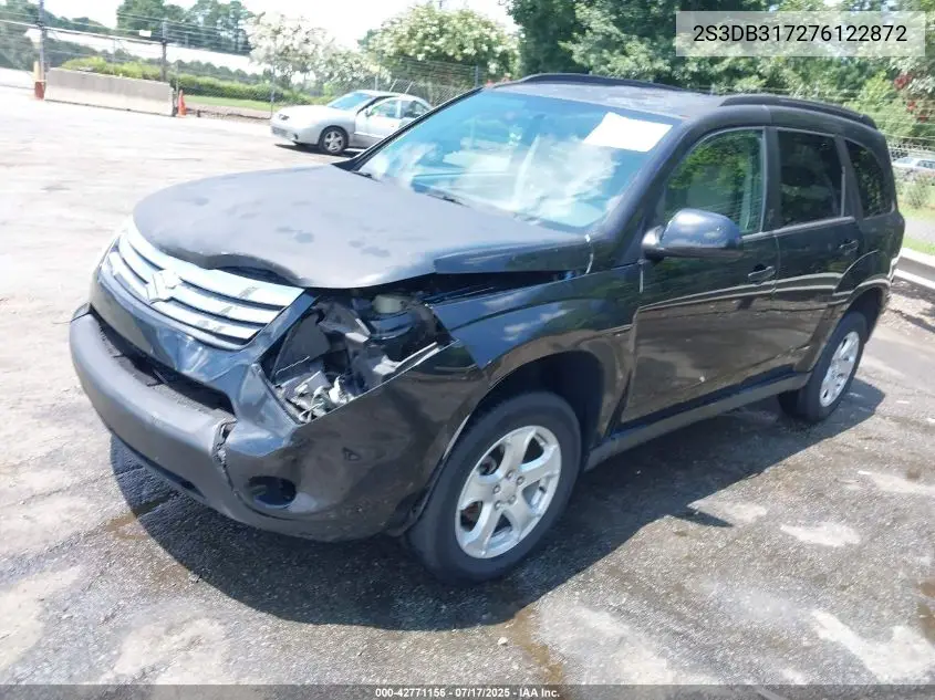 2007 Suzuki Xl7 Luxury VIN: 2S3DB317276122872 Lot: 42771156