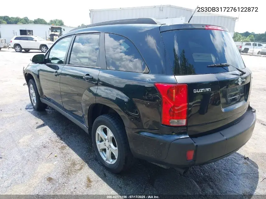 2007 Suzuki Xl7 Luxury VIN: 2S3DB317276122872 Lot: 42771156