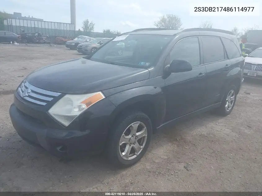 2008 Suzuki Xl7 Premium VIN: 2S3DB217486114977 Lot: 42119210