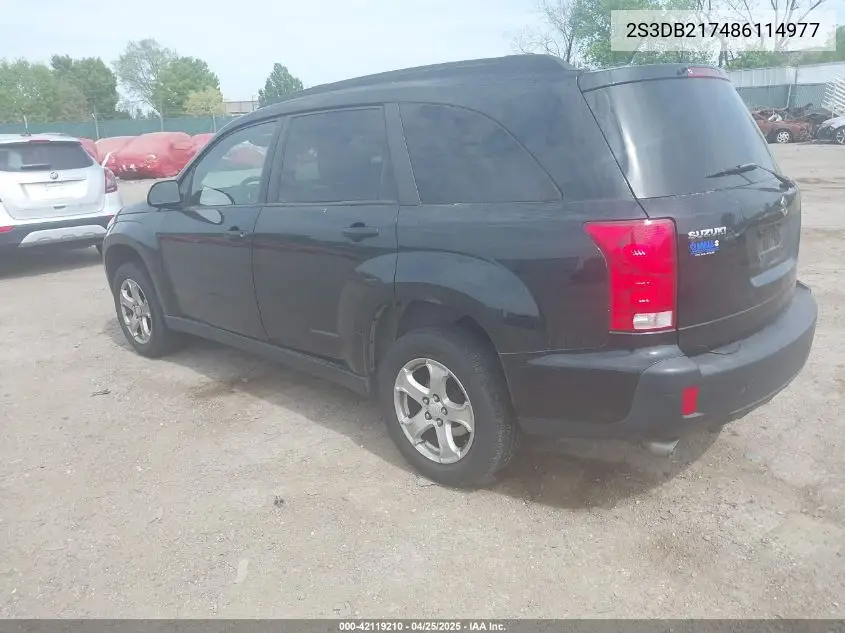 2008 Suzuki Xl7 Premium VIN: 2S3DB217486114977 Lot: 42119210