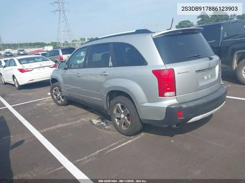 2008 Suzuki Xl7 Limited VIN: 2S3DB917886123903 Lot: 42491404