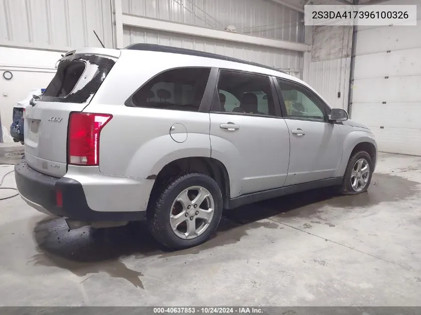 2009 Suzuki Xl7 Luxury VIN: 2S3DA417396100326 Lot: 40637853