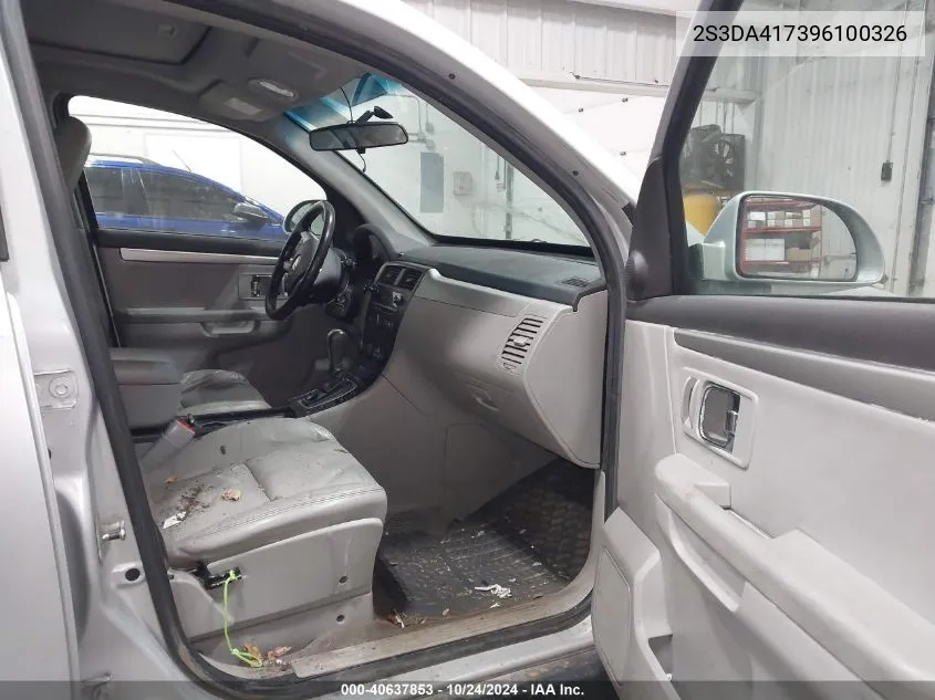 2009 Suzuki Xl7 Luxury VIN: 2S3DA417396100326 Lot: 40637853