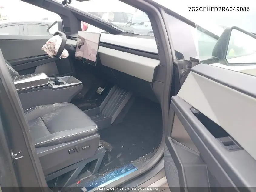 2024 Tesla Cybertruck VIN: 7G2CEHED2RA049086 Lot: 41575161