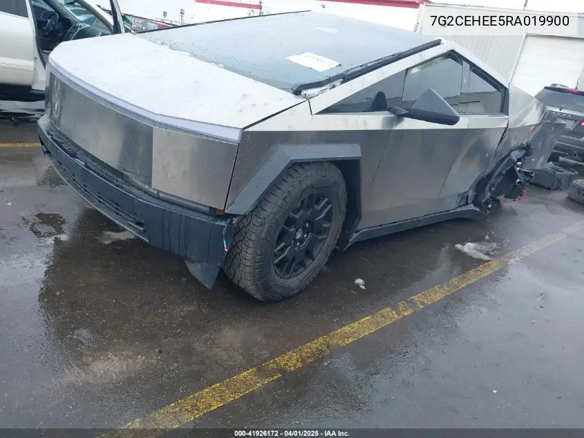 2024 Tesla Cybertruck Cyberbeast VIN: 7G2CEHEE5RA019900 Lot: 41926172