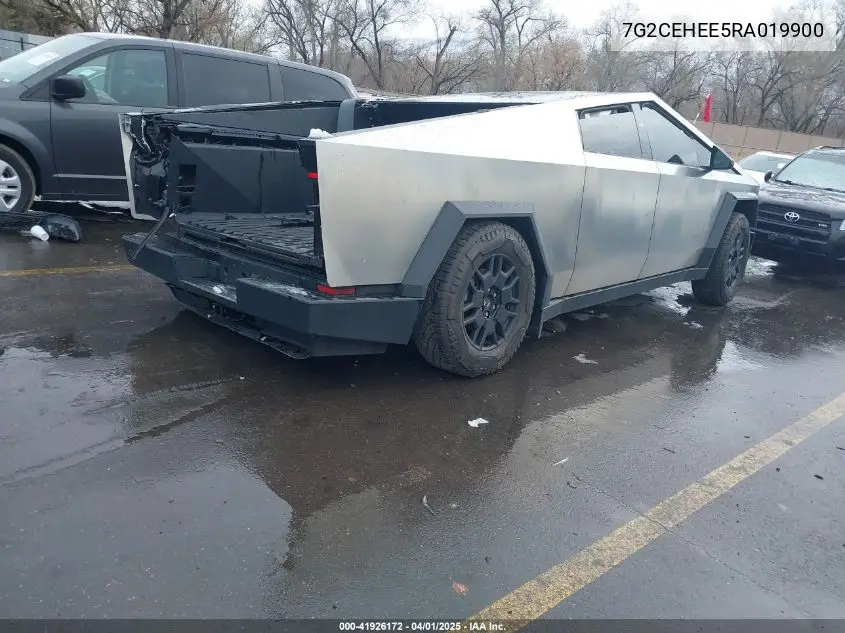 2024 Tesla Cybertruck Cyberbeast VIN: 7G2CEHEE5RA019900 Lot: 41926172