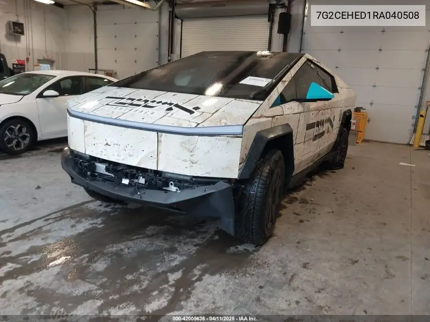 2024 Tesla Cybertruck VIN: 7G2CEHED1RA040508 Lot: 42005636