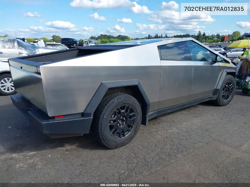 2024 Tesla Cybertruck Cyberbeast VIN: 7G2CEHEE7RA012835 Lot: 42050982