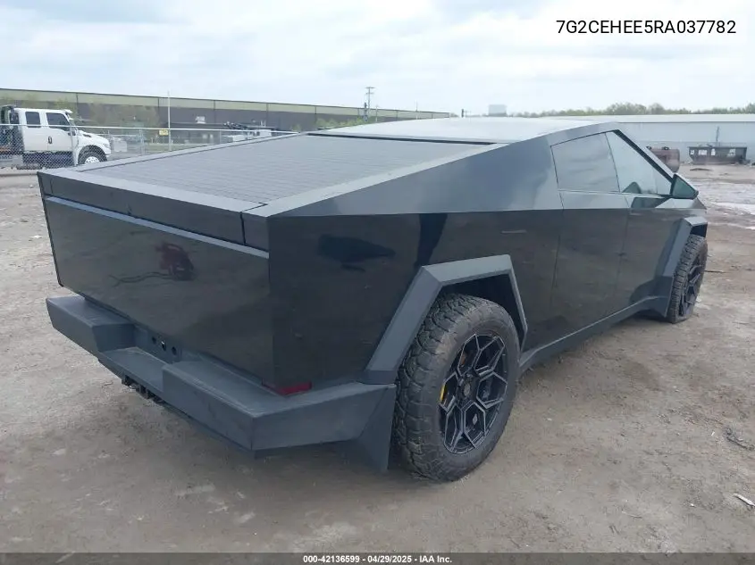 2024 Tesla Cybertruck Cyberbeast VIN: 7G2CEHEE5RA037782 Lot: 42136599