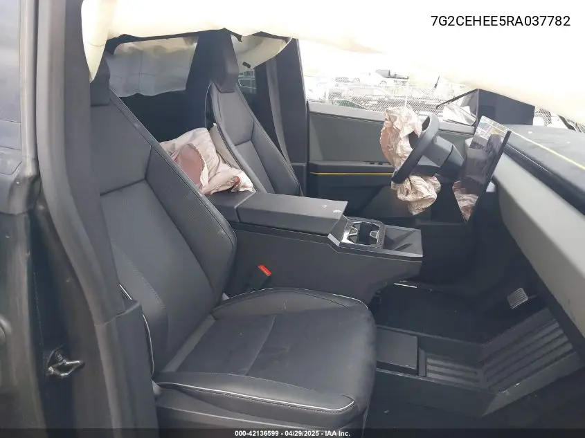 2024 Tesla Cybertruck Cyberbeast VIN: 7G2CEHEE5RA037782 Lot: 42136599