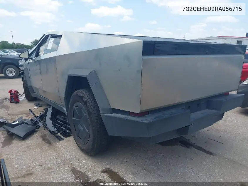 2024 Tesla Cybertruck All-Wheel Drive VIN: 7G2CEHED9RA056715 Lot: 42205320