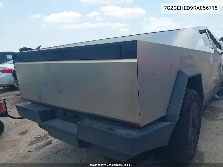 2024 Tesla Cybertruck All-Wheel Drive VIN: 7G2CEHED9RA056715 Lot: 42205320