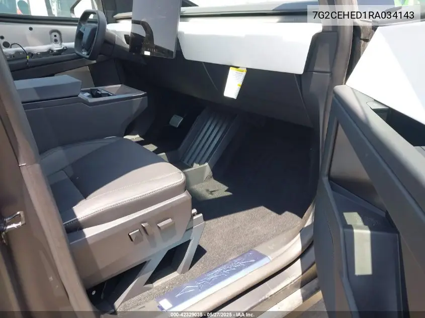 2024 Tesla Cybertruck All-Wheel Drive VIN: 7G2CEHED1RA034143 Lot: 42329035