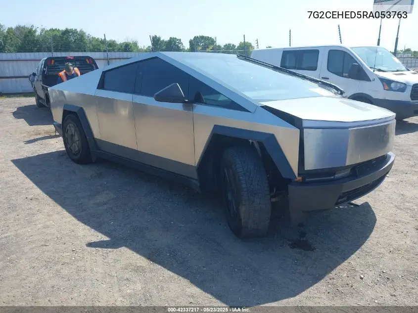 2024 Tesla Cybertruck All-Wheel Drive VIN: 7G2CEHED5RA053763 Lot: 42337217