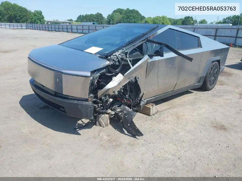 2024 Tesla Cybertruck All-Wheel Drive VIN: 7G2CEHED5RA053763 Lot: 42337217