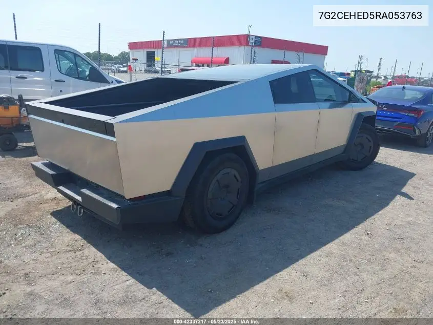 2024 Tesla Cybertruck All-Wheel Drive VIN: 7G2CEHED5RA053763 Lot: 42337217