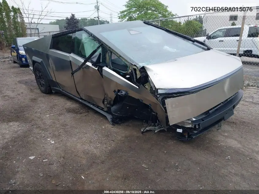 2024 Tesla Cybertruck All-Wheel Drive VIN: 7G2CEHED5RA015076 Lot: 42430258