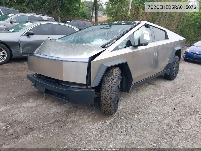 2024 Tesla Cybertruck All-Wheel Drive VIN: 7G2CEHED5RA015076 Lot: 42430258