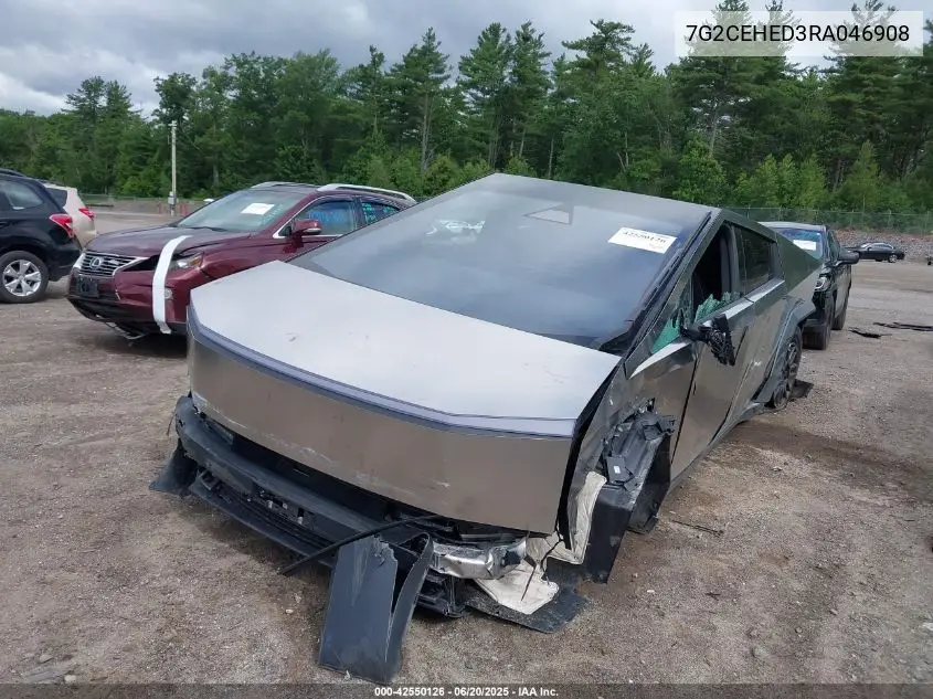 2024 Tesla Cybertruck All-Wheel Drive VIN: 7G2CEHED3RA046908 Lot: 42550126