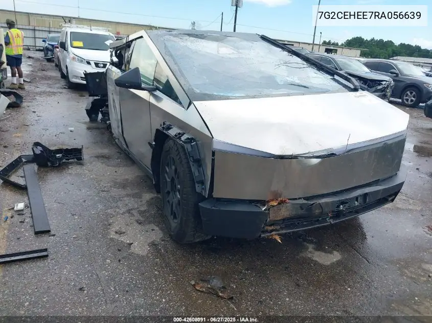 2024 Tesla Cybertruck Cyberbeast VIN: 7G2CEHEE7RA056639 Lot: 42608091