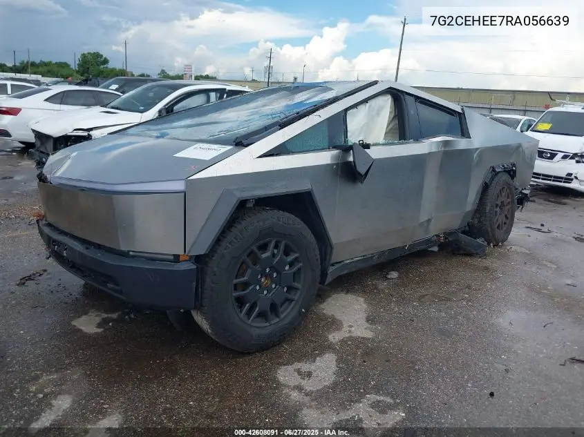 2024 Tesla Cybertruck Cyberbeast VIN: 7G2CEHEE7RA056639 Lot: 42608091
