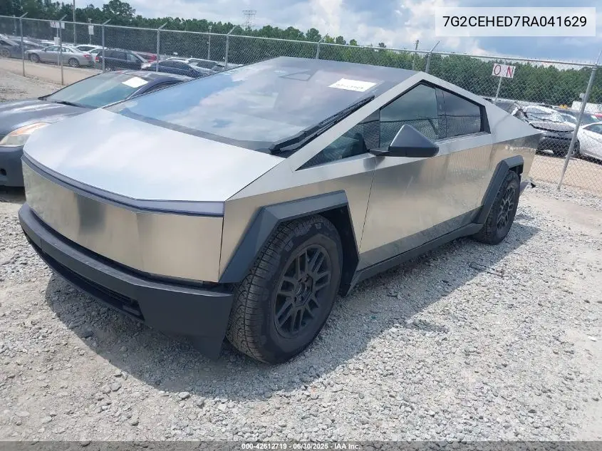 2024 Tesla Cybertruck All-Wheel Drive VIN: 7G2CEHED7RA041629 Lot: 42612719