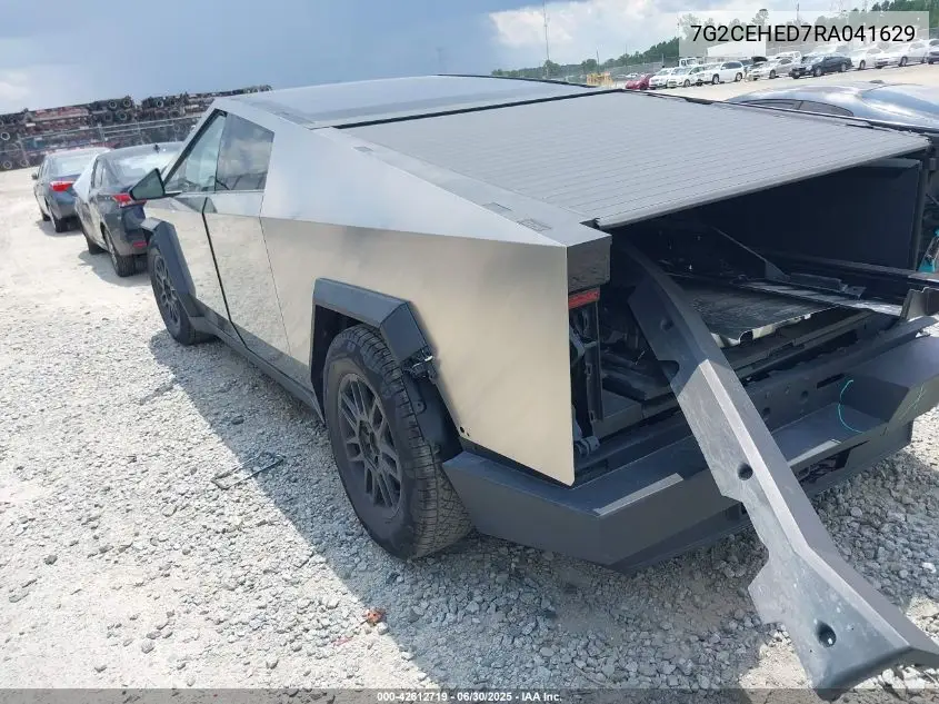 2024 Tesla Cybertruck All-Wheel Drive VIN: 7G2CEHED7RA041629 Lot: 42612719