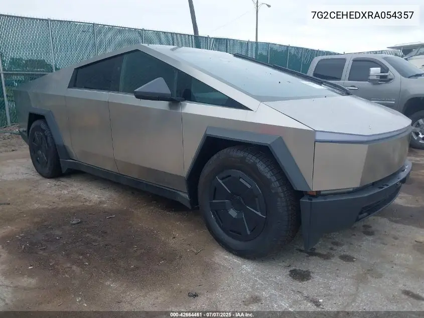2024 Tesla Cybertruck All-Wheel Drive VIN: 7G2CEHEDXRA054357 Lot: 42664461