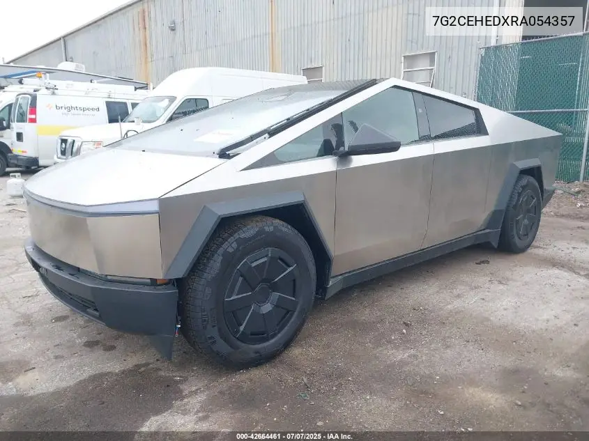 2024 Tesla Cybertruck All-Wheel Drive VIN: 7G2CEHEDXRA054357 Lot: 42664461