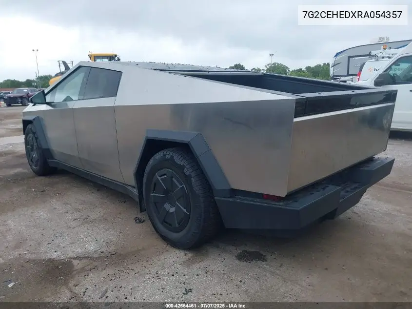 2024 Tesla Cybertruck All-Wheel Drive VIN: 7G2CEHEDXRA054357 Lot: 42664461