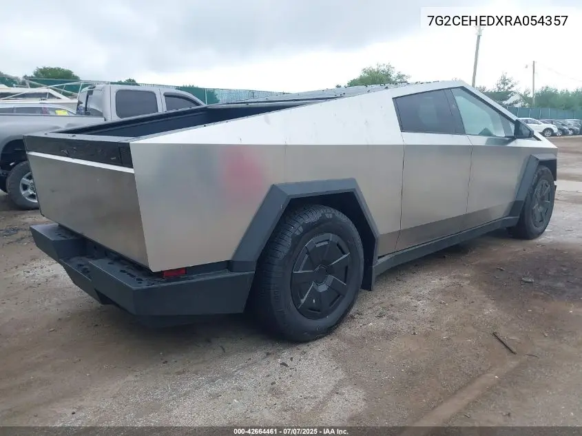2024 Tesla Cybertruck All-Wheel Drive VIN: 7G2CEHEDXRA054357 Lot: 42664461