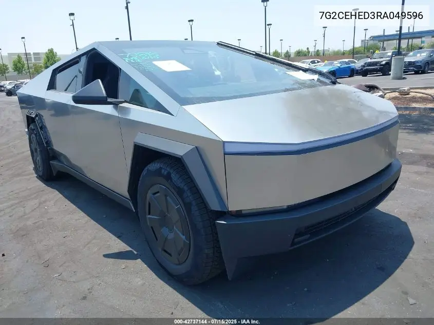 2024 Tesla Cybertruck All-Wheel Drive VIN: 7G2CEHED3RA049596 Lot: 42737144