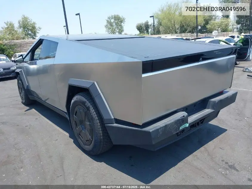 2024 Tesla Cybertruck All-Wheel Drive VIN: 7G2CEHED3RA049596 Lot: 42737144