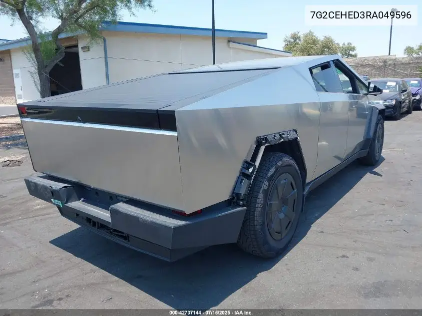 2024 Tesla Cybertruck All-Wheel Drive VIN: 7G2CEHED3RA049596 Lot: 42737144