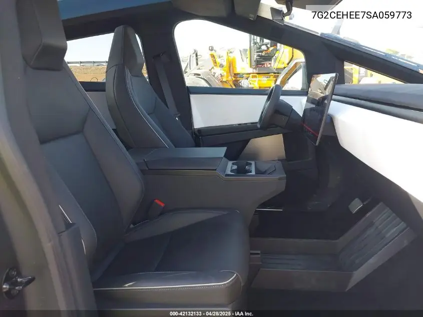 2025 Tesla Cybertruck Cyberbeast VIN: 7G2CEHEE7SA059773 Lot: 42132133