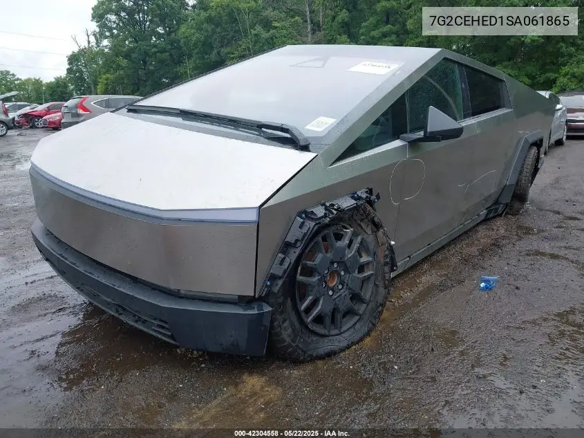 2025 Tesla Cybertruck All-Wheel Drive VIN: 7G2CEHED1SA061865 Lot: 42304558