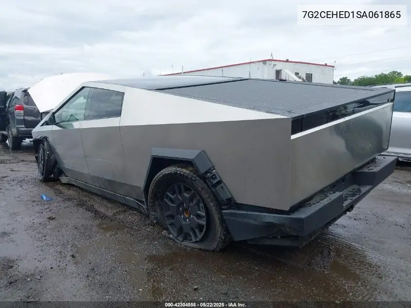 2025 Tesla Cybertruck All-Wheel Drive VIN: 7G2CEHED1SA061865 Lot: 42304558