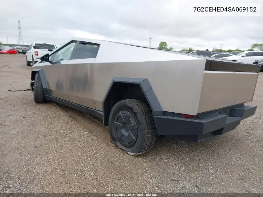 2025 Tesla Cybertruck All-Wheel Drive VIN: 7G2CEHED4SA069152 Lot: 42328939
