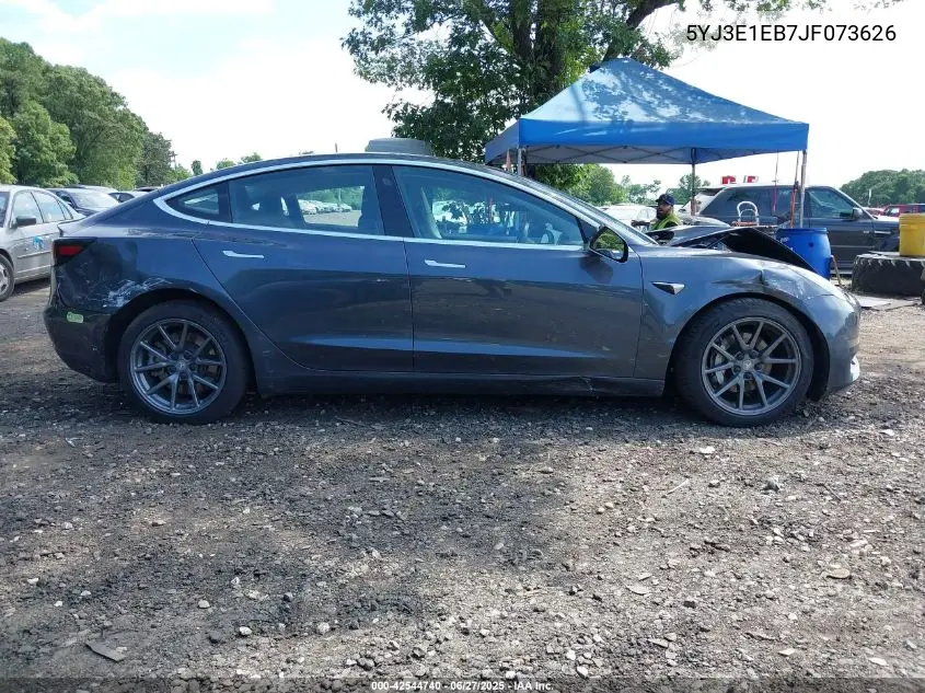 2018 Tesla Model 3 Long Range/Performance VIN: 5YJ3E1EB7JF073626 Lot: 42544740